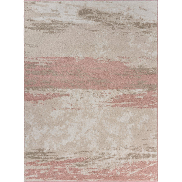 ZeaZu Performance Ivory/Blush Rug Wayfair